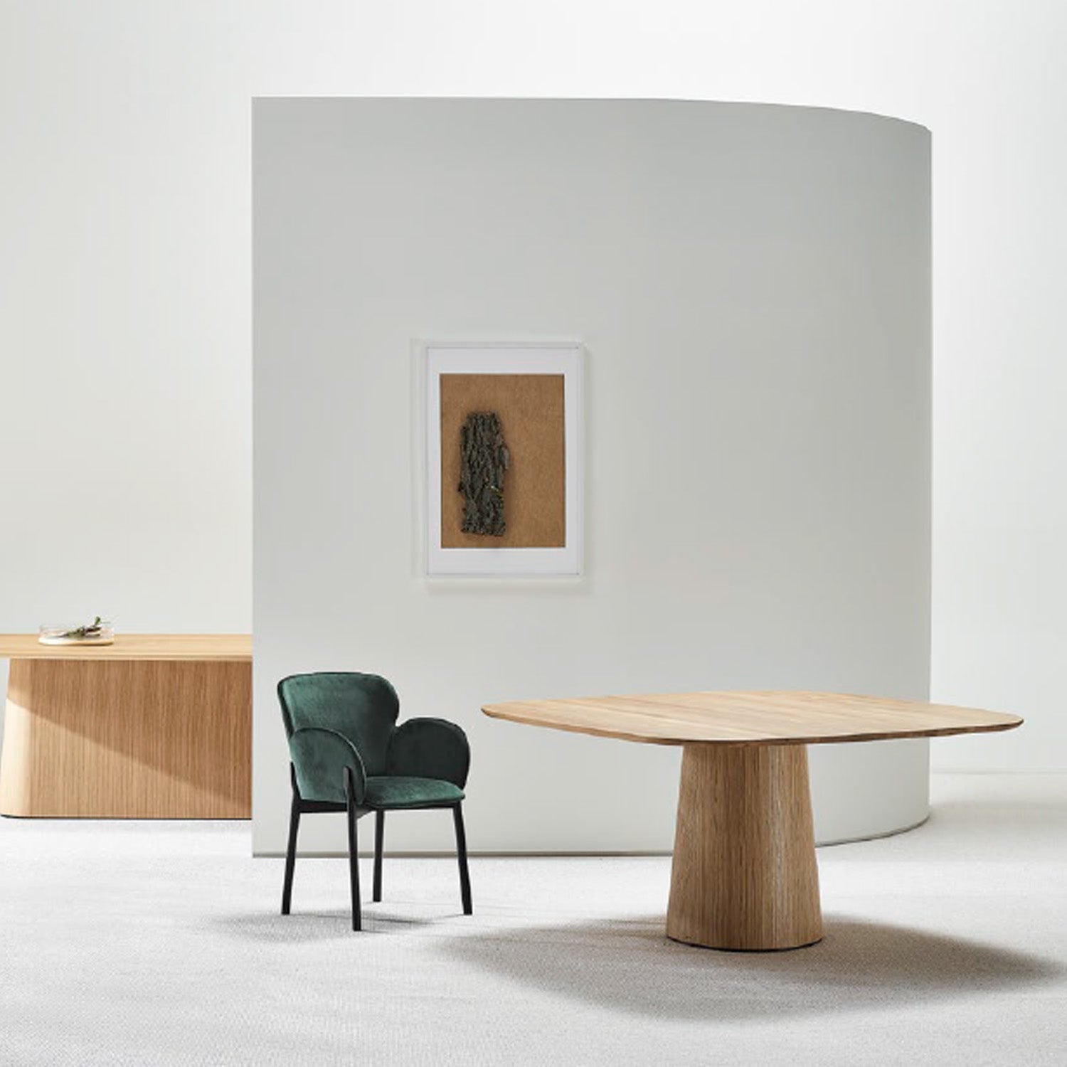 P.O.V. Table 462 - Square - Natural Oak