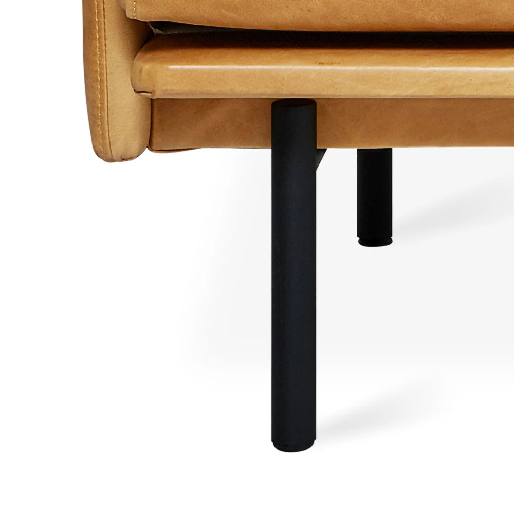 Foundry Lounge Chair - Canyon Whiskey Leather