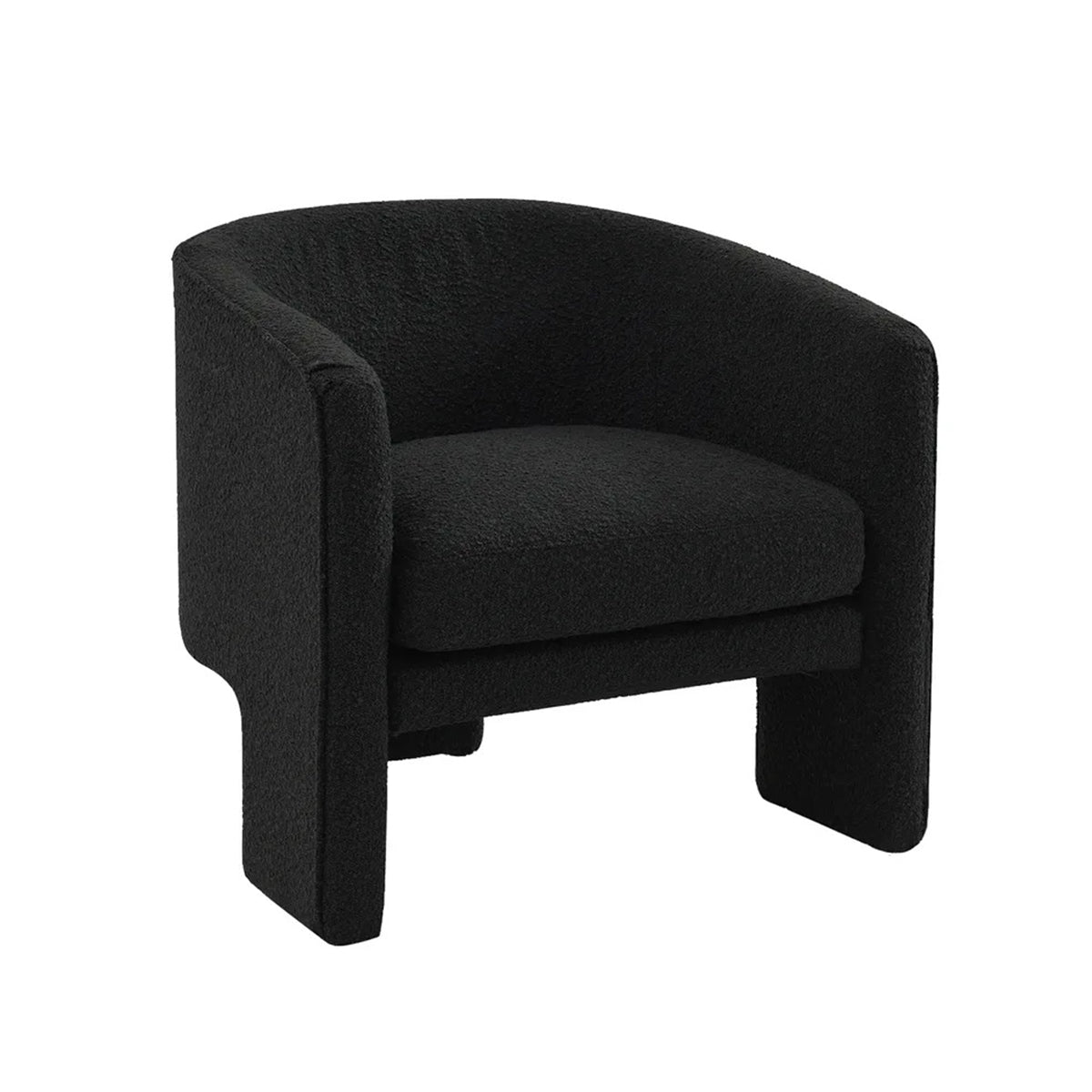 Kylie Armchair - Black Boucle
