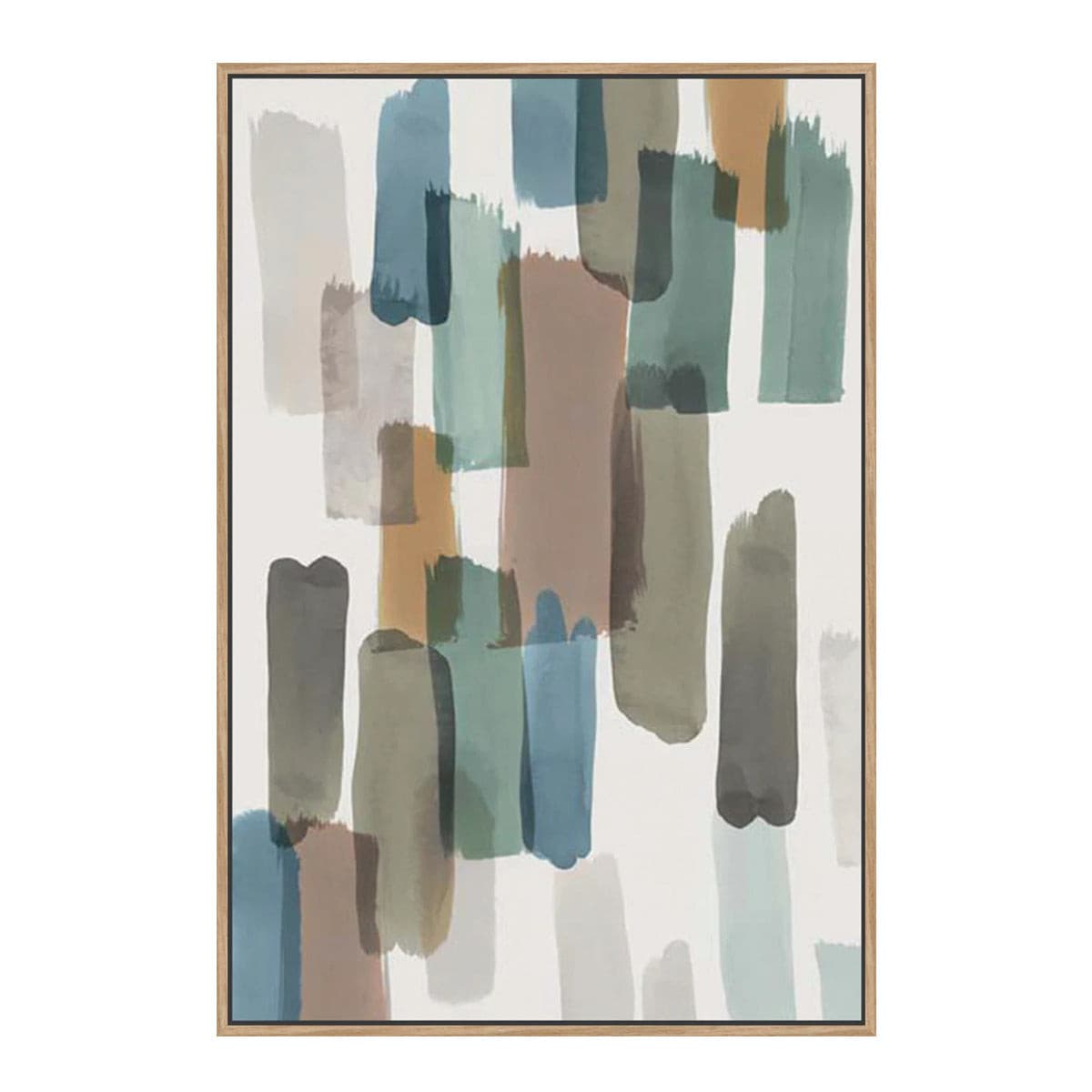 Colourful Brush Strokes I - Blue.