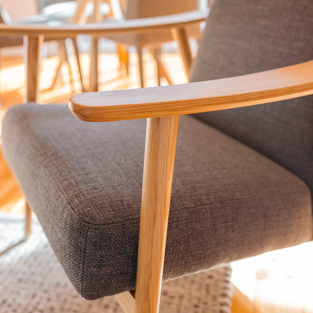 Baltic Armchair - Andorra Pewter/Ash