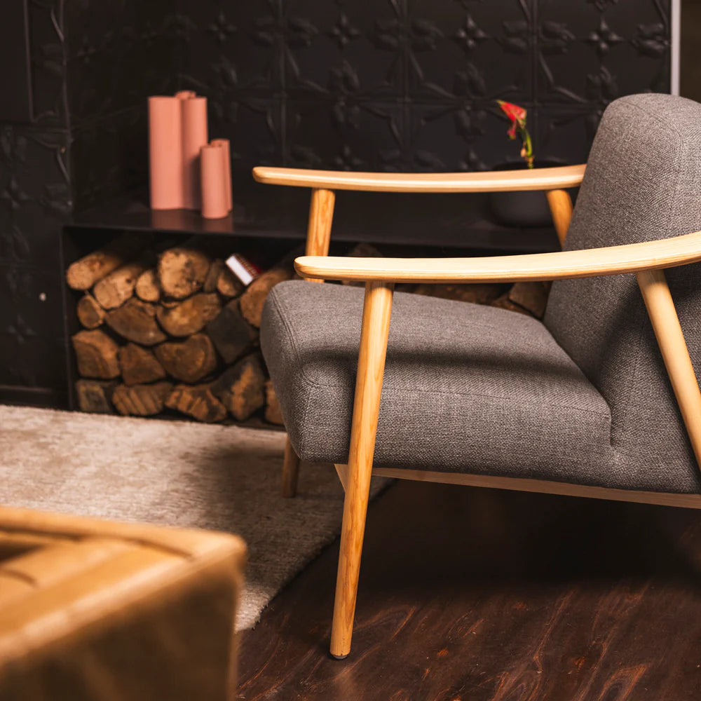 Baltic Armchair - Andorra Pewter/Ash