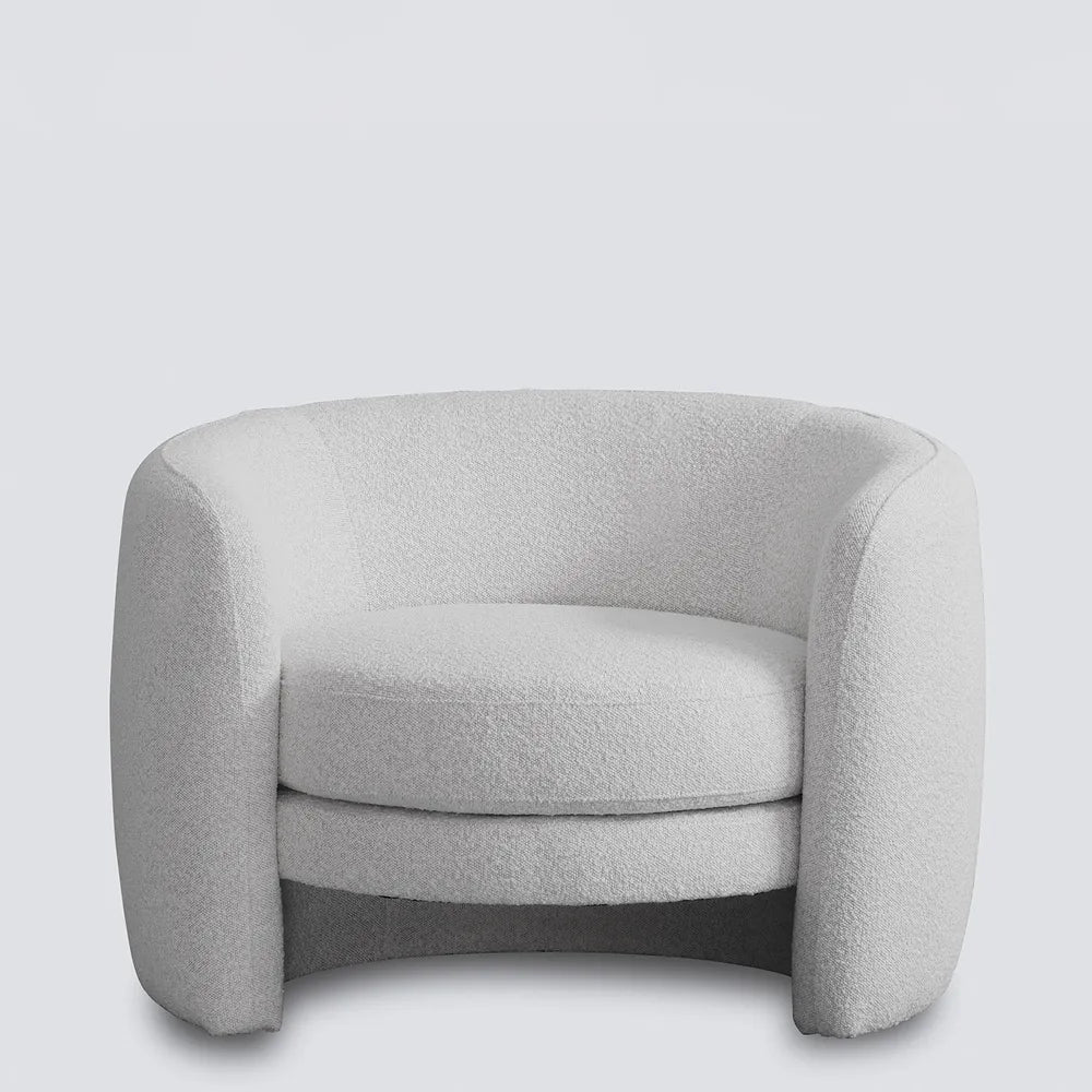 Cora Lounge Chair - Vanilla Boucle