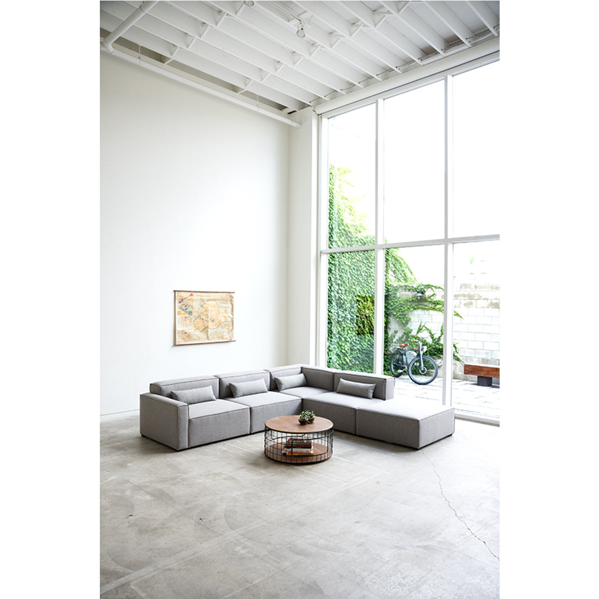 Mix Modular Sofa - Armless (Parliament Stone).