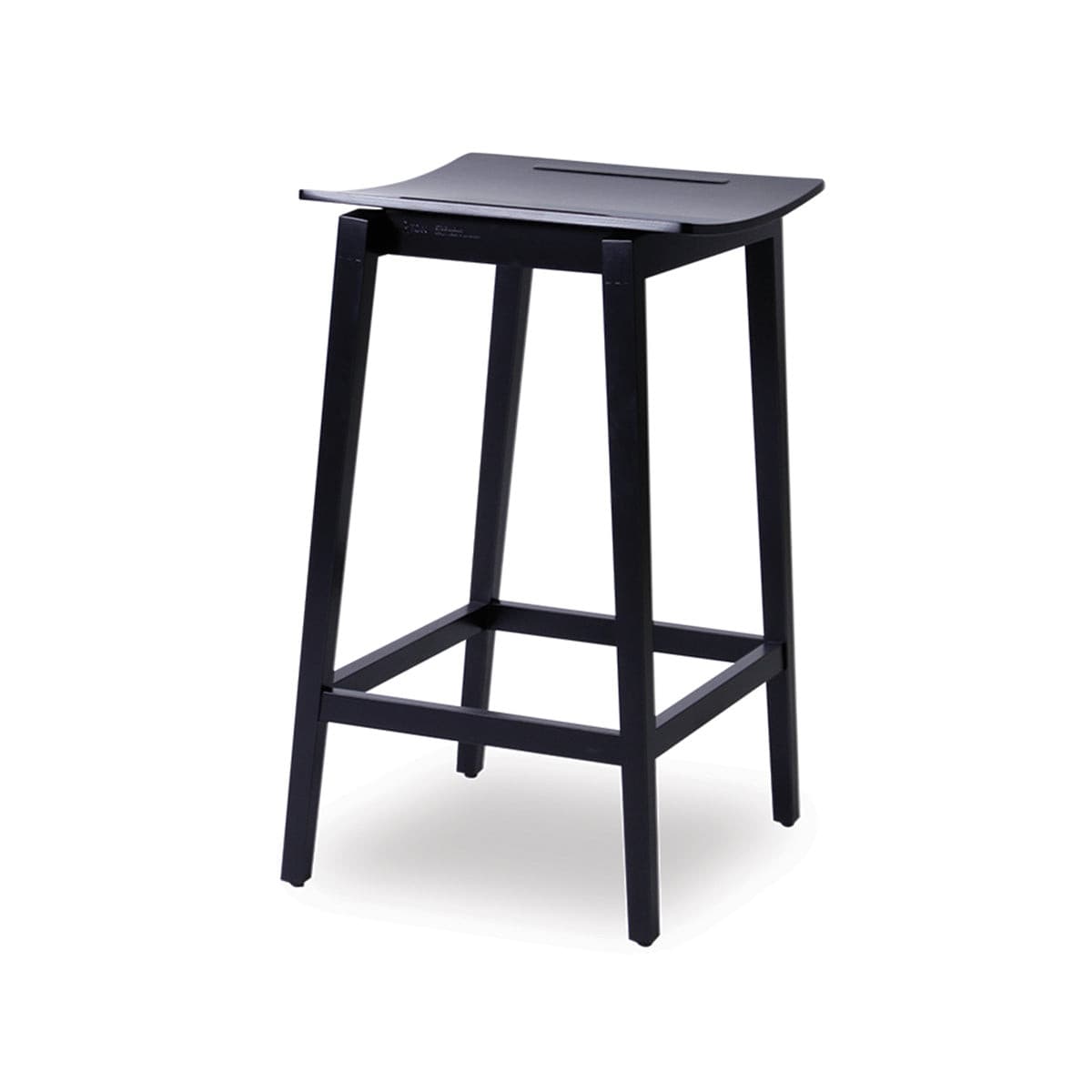 Stockholm Bar Stool (Black Stain).