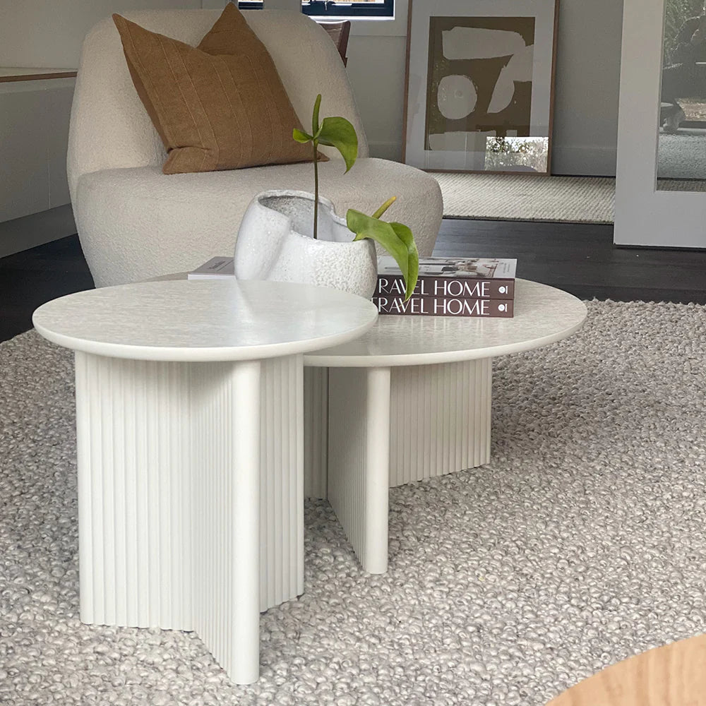Odeon Side Table - Pearl