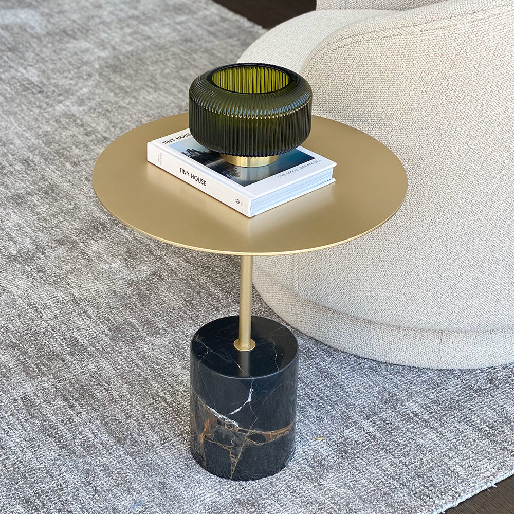 Lilli Side Table - Black/Red