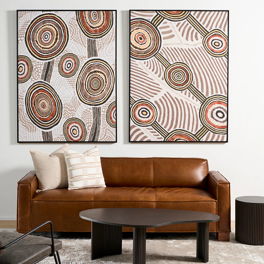 Cabot Sofa - Saddle Brown