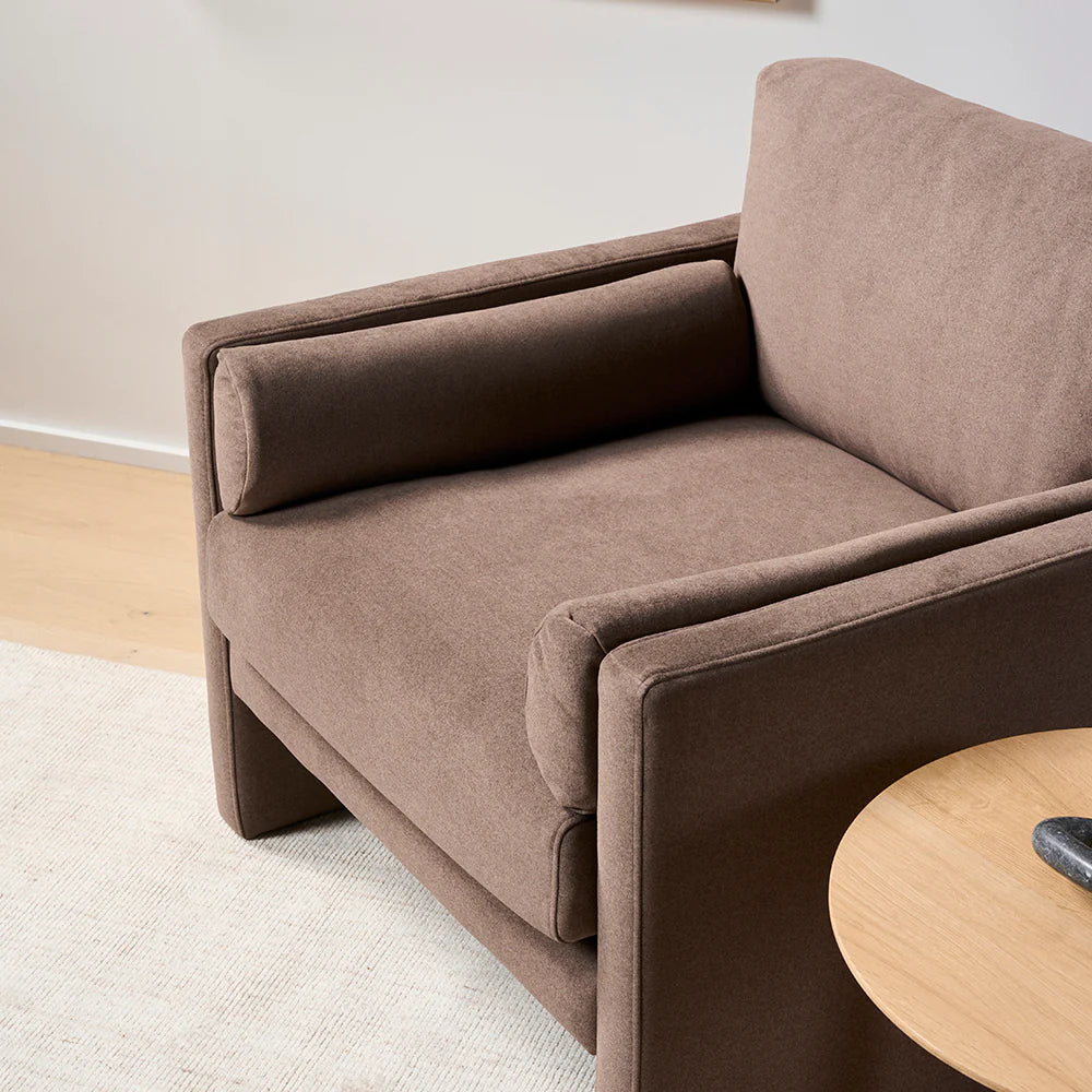 Laurel Armchair - Merino Mocha