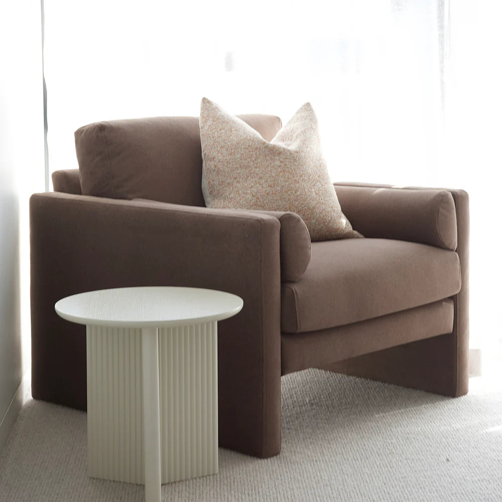 Laurel Armchair - Merino Mocha