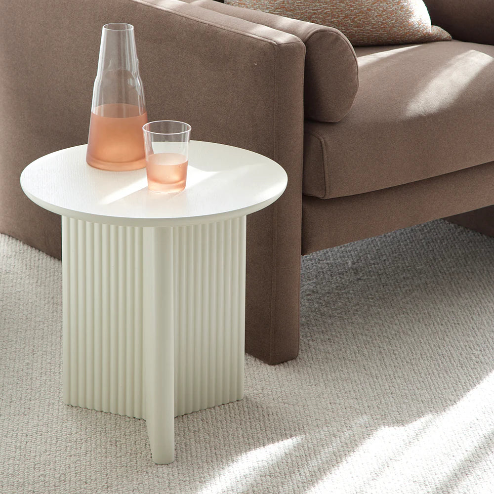 Odeon Side Table - Pearl