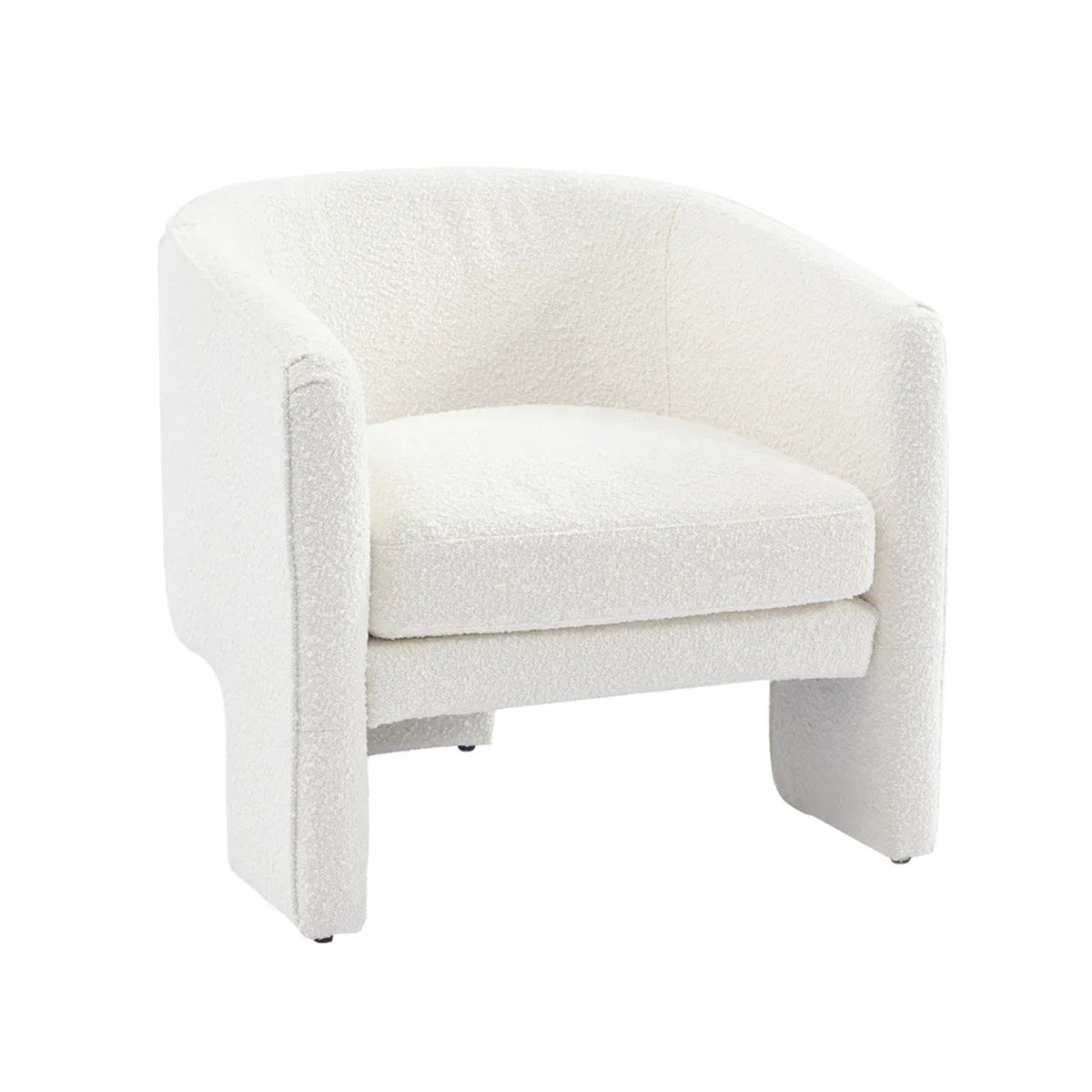 Kylie Armchair - White Boucle