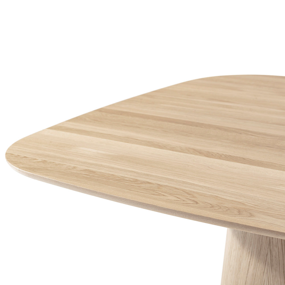P.O.V. Bar Table 463 - Square - Heavily Rounded Corners - European Oak