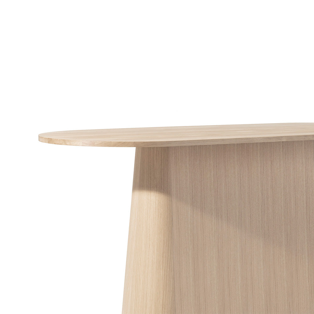 P.O.V. Bar Table 468 - Rectangle - Heavily Rounded Corner - European Oak