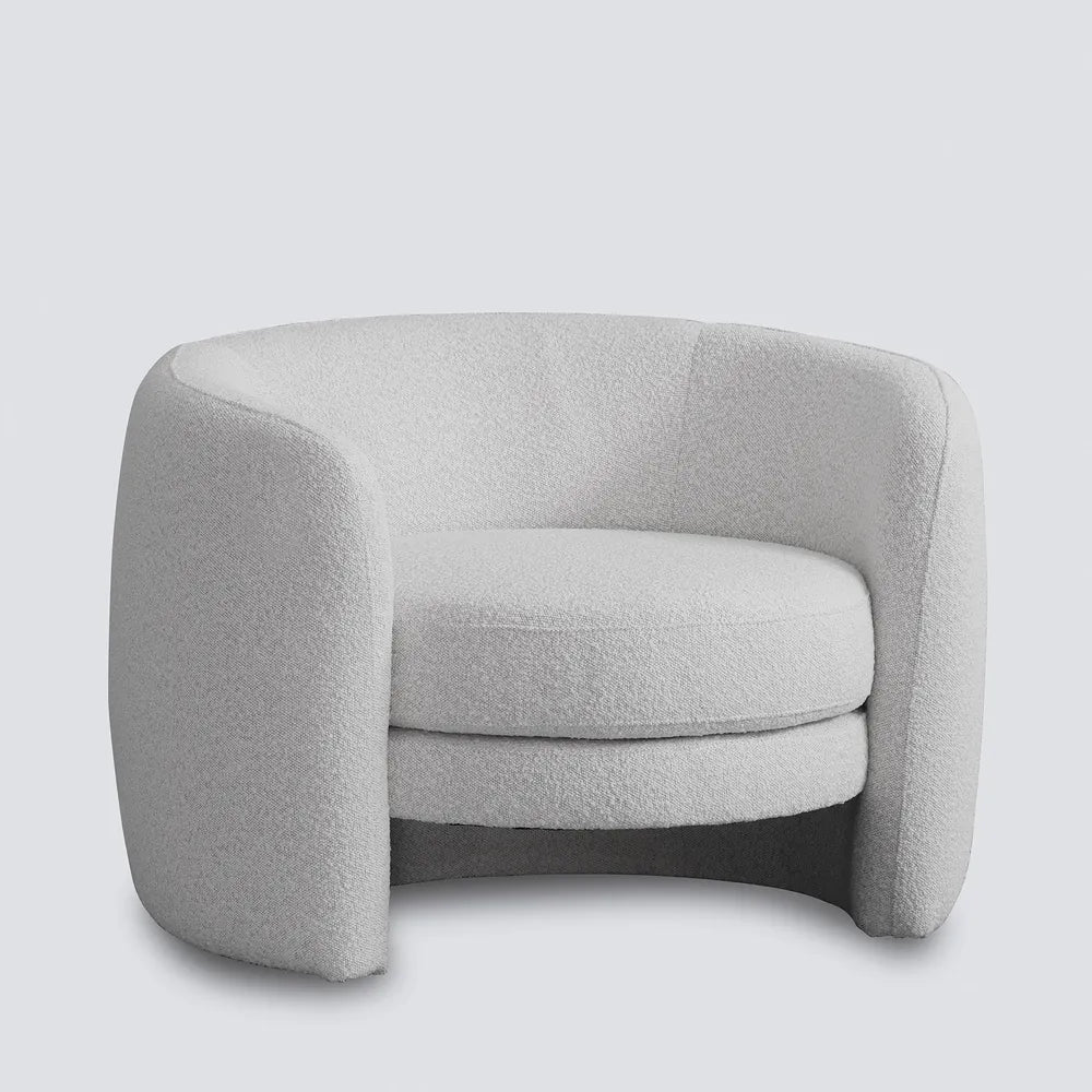 Cora Lounge Chair - Vanilla Boucle