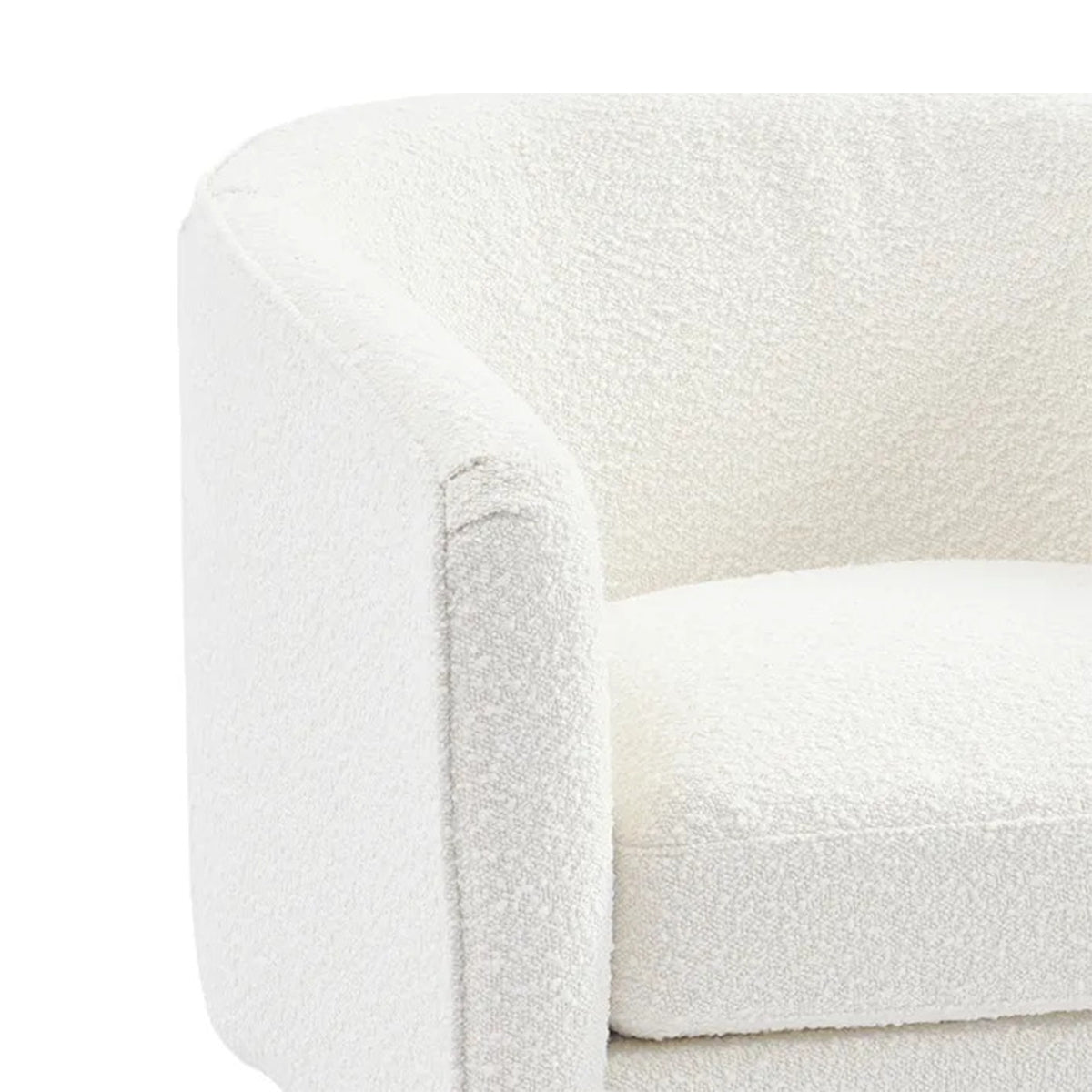 Kylie Armchair - White Boucle