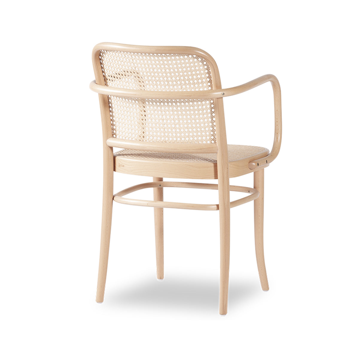 811 Hoffmann Armchair - Cane Seat/Cane Backrest (Natural).