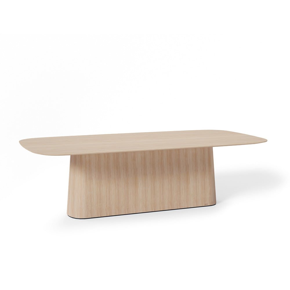 P.O.V. Table 466 - Rectangle - Heavily Rounded Corners - European Oak