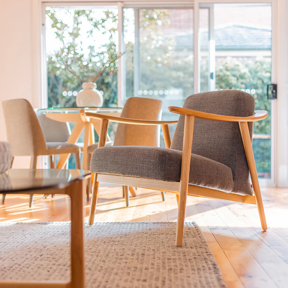 Baltic Armchair - Andorra Pewter/Ash