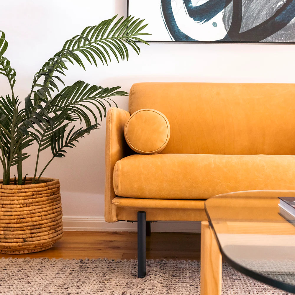 Foundry Sofa - Canyon Whiskey Leather