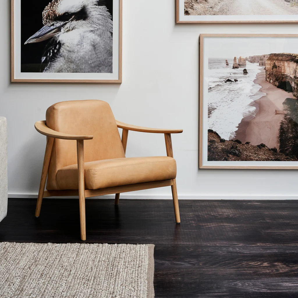 Baltic Armchair - Canyon Whisky Leather/Ash