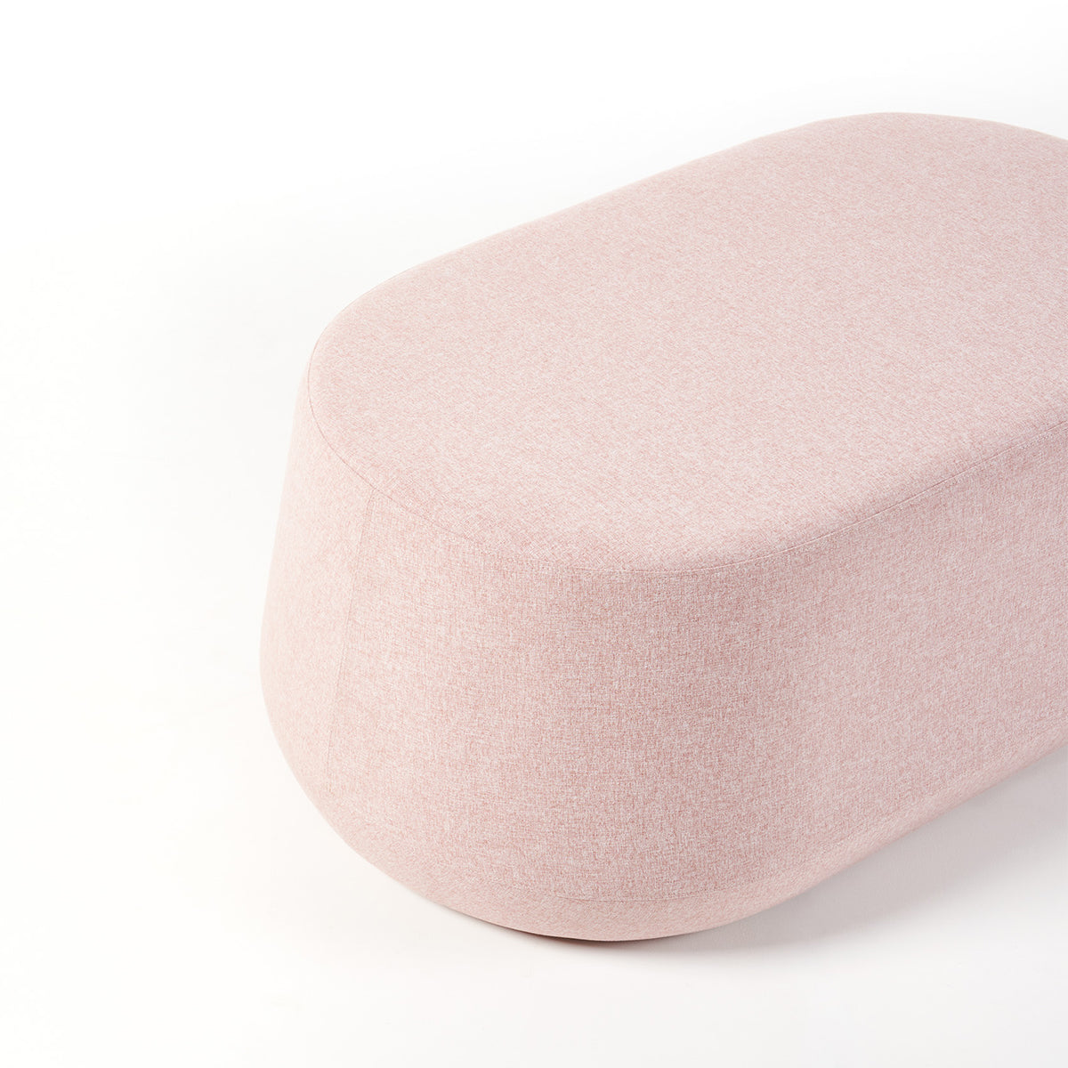 Pippa Ottoman - Oval (Pink).