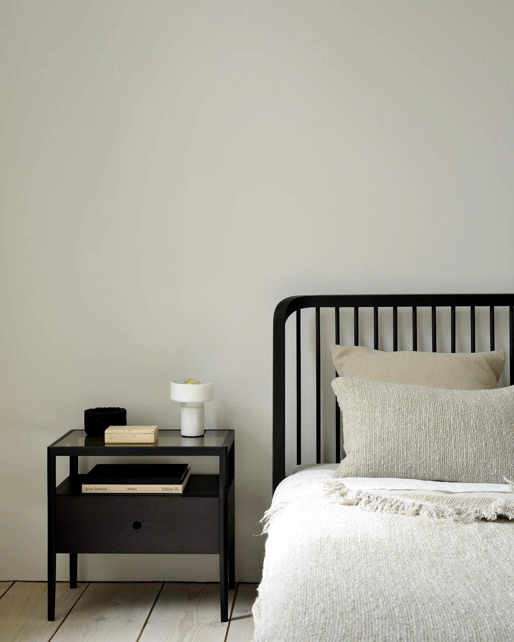 Spindle Bedside Table