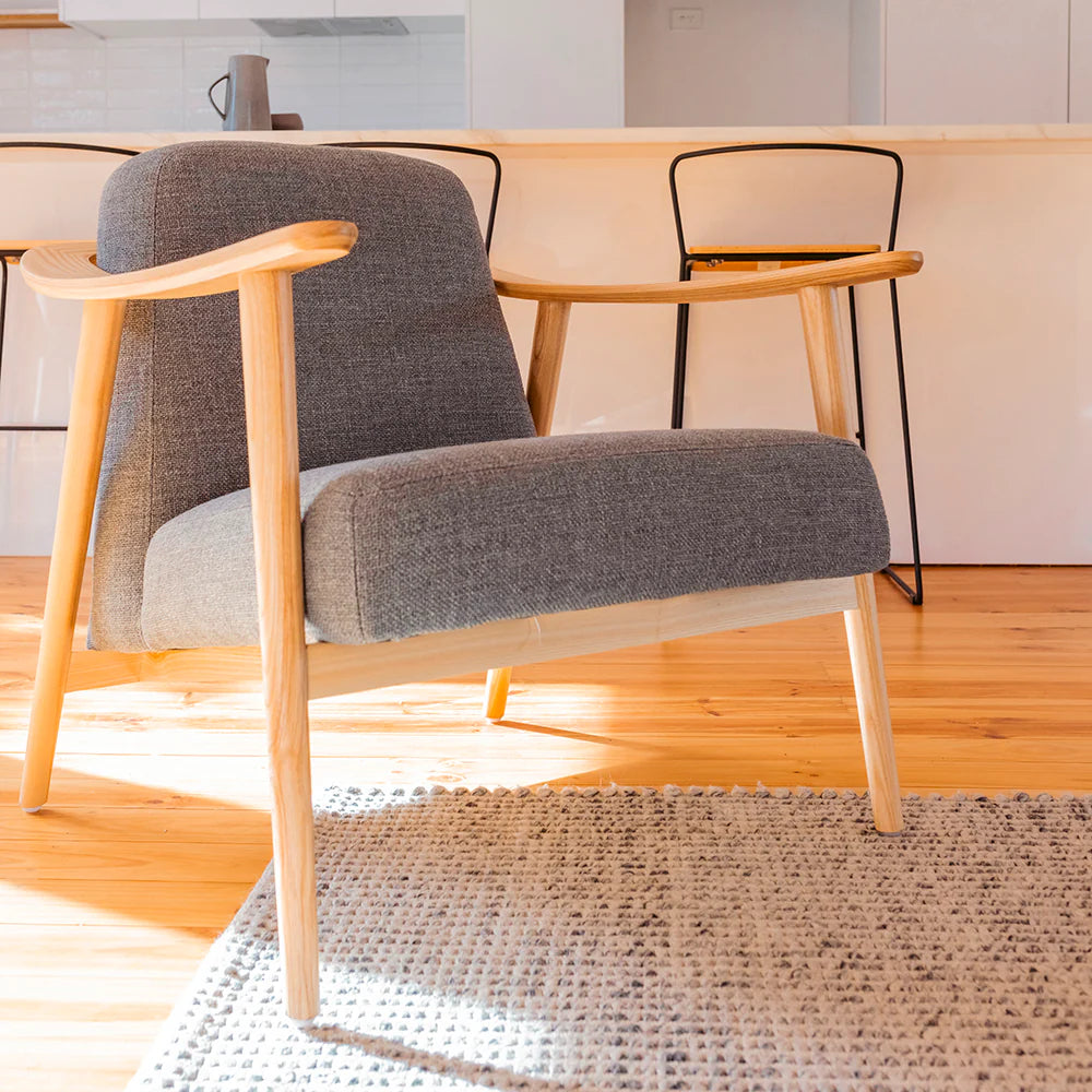 Baltic Armchair - Andorra Pewter/Ash
