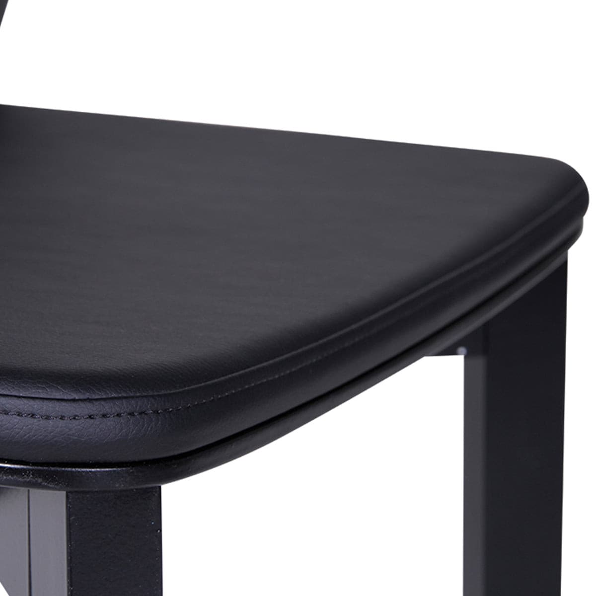 Merano Chair (Black Stained/Black Pad).