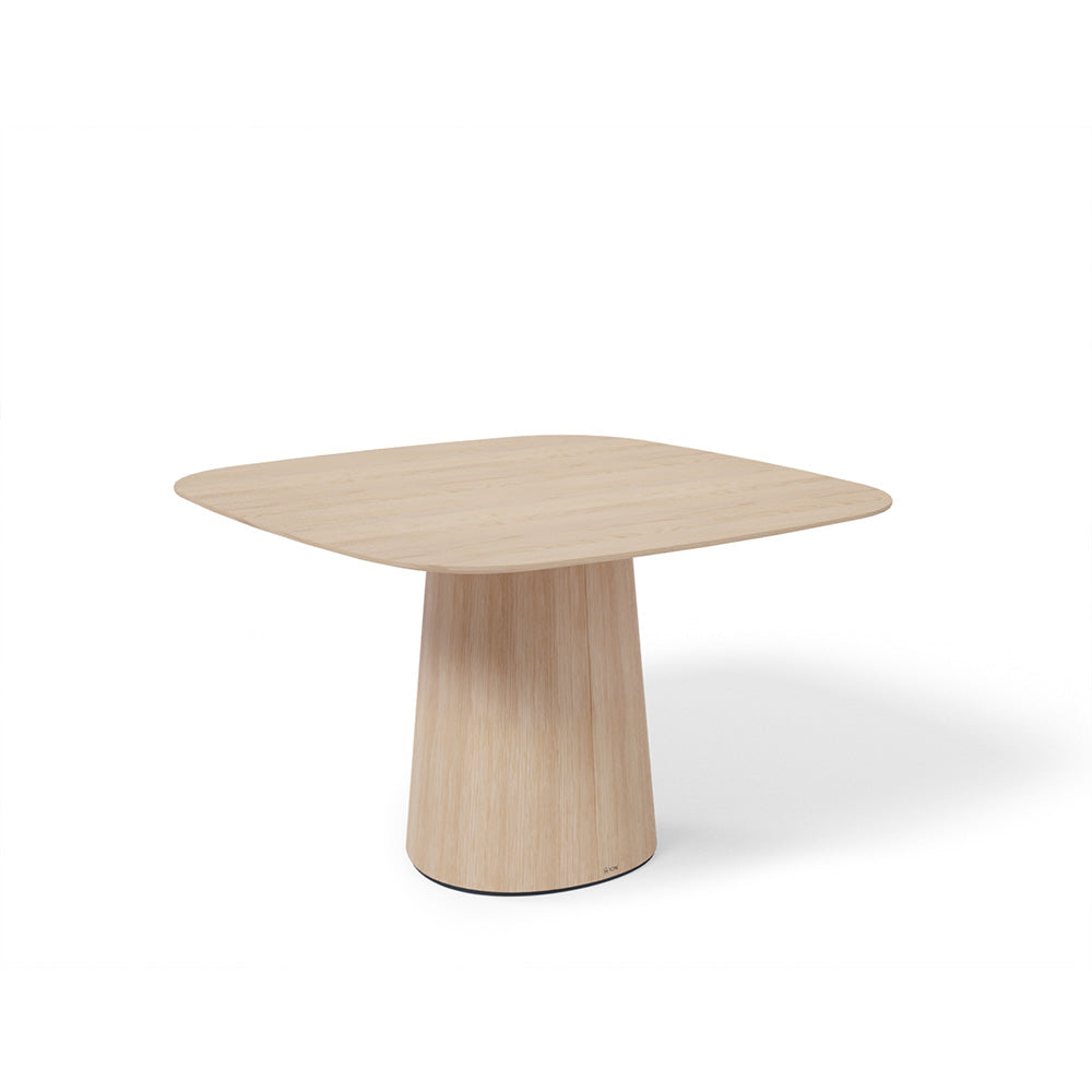 P.O.V. Table 462 - Square - Heavily Rounded Corners - Natural Oak