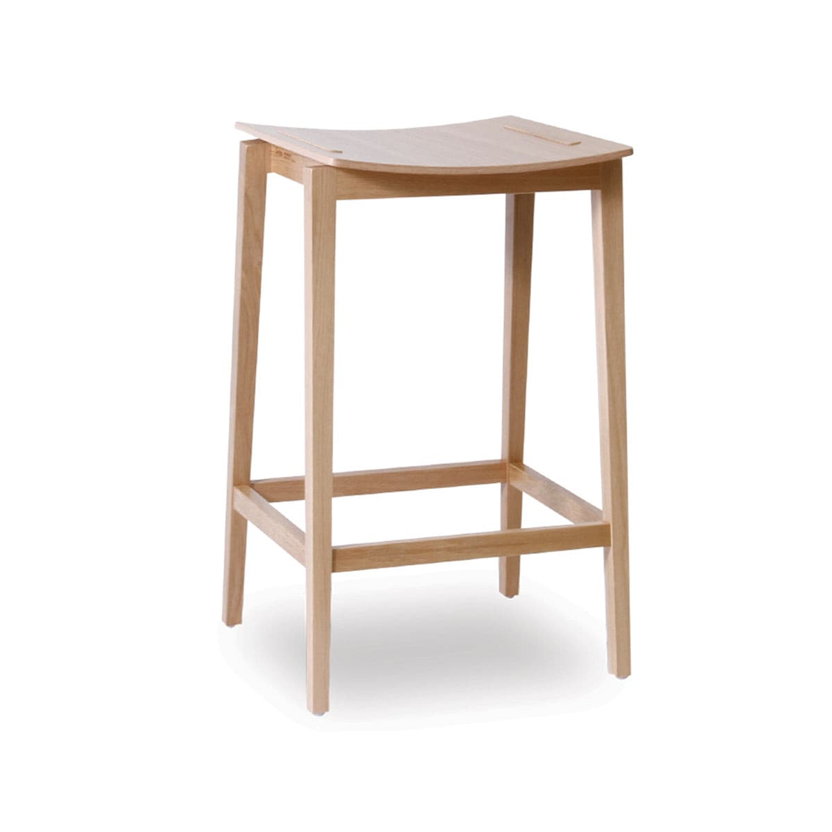 Stockholm Bar Stool (Natural Oak).