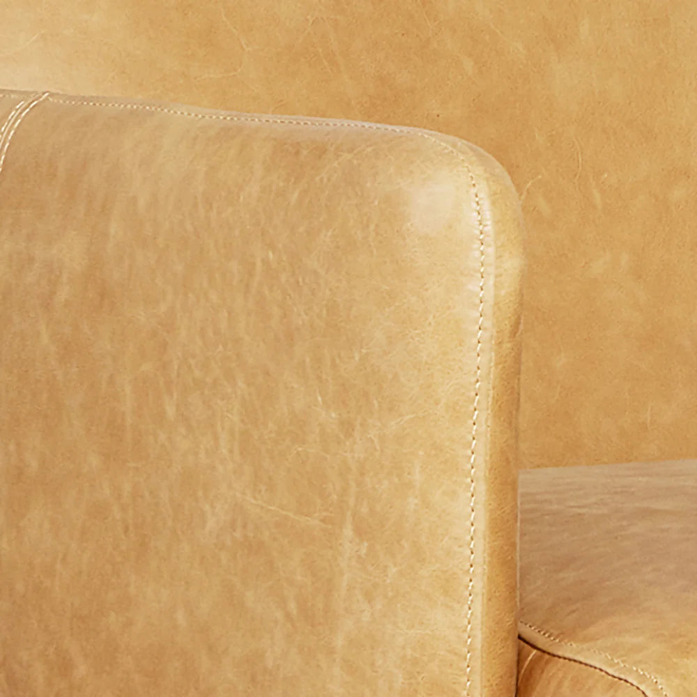 Foundry Lounge Chair - Canyon Whiskey Leather