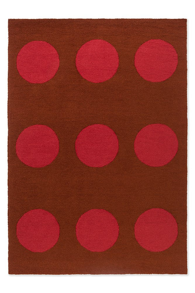 Habitat Festival Dots Rug - Red - Outdoor - 495800