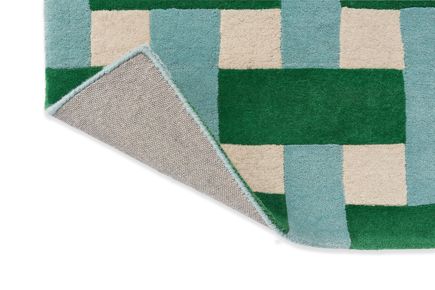 Basket Weave - Emerald/Aquamarine - 144107