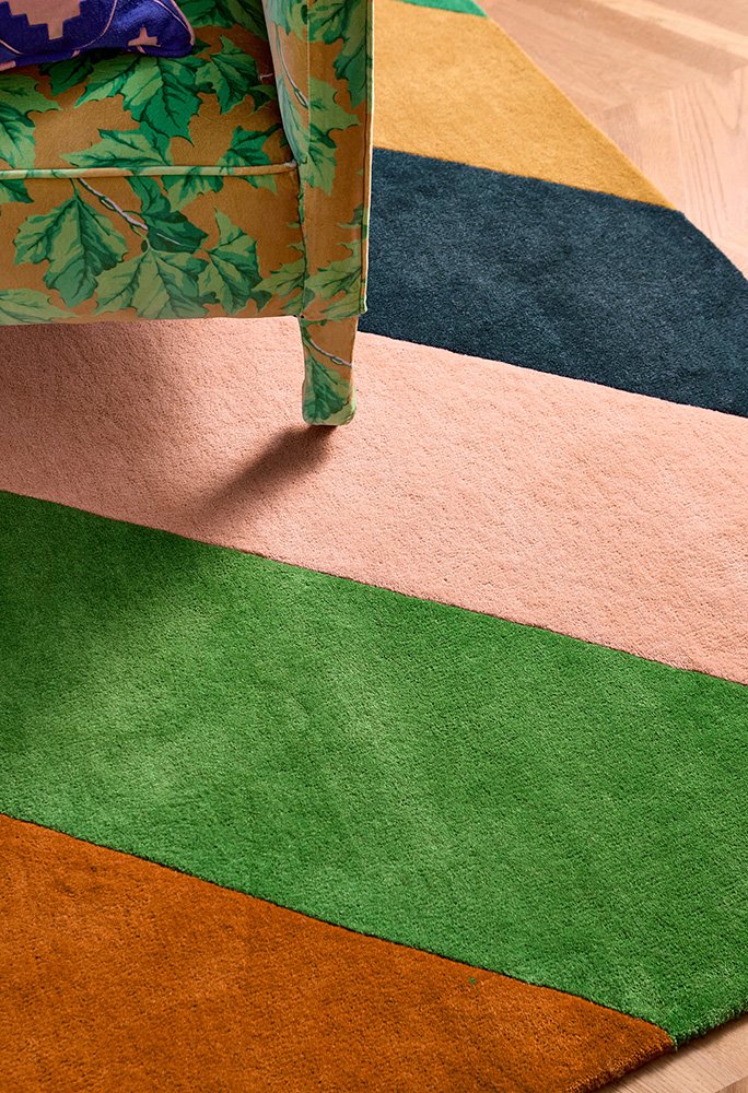 Sherbet Stripe - Emerald/Amber - 144417