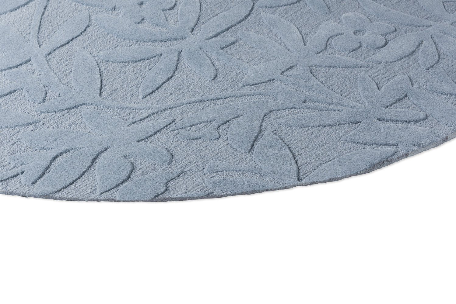 Cleavers Round Rug - Seaspray - 080908
