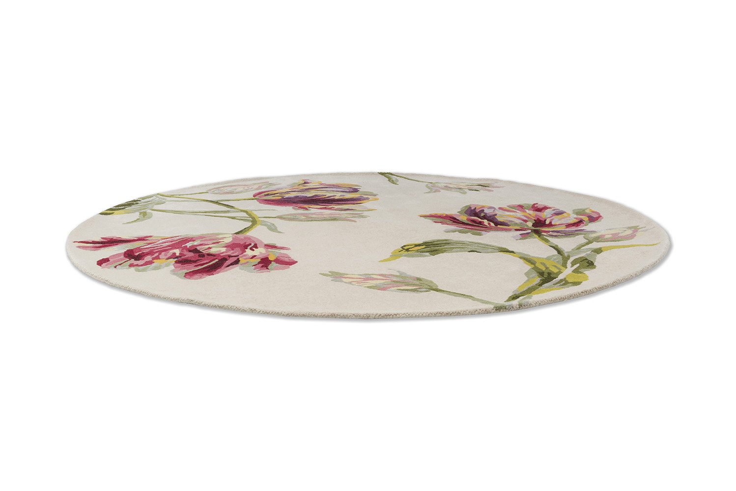 Gosford Round Rug - Cranberry - 081300