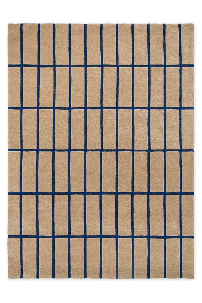 Tiiliskivi Rug - Bright Blue - 132908