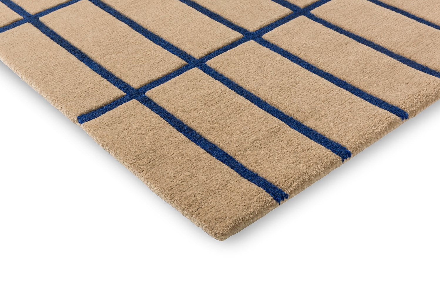 Tiiliskivi Rug - Bright Blue - 132908