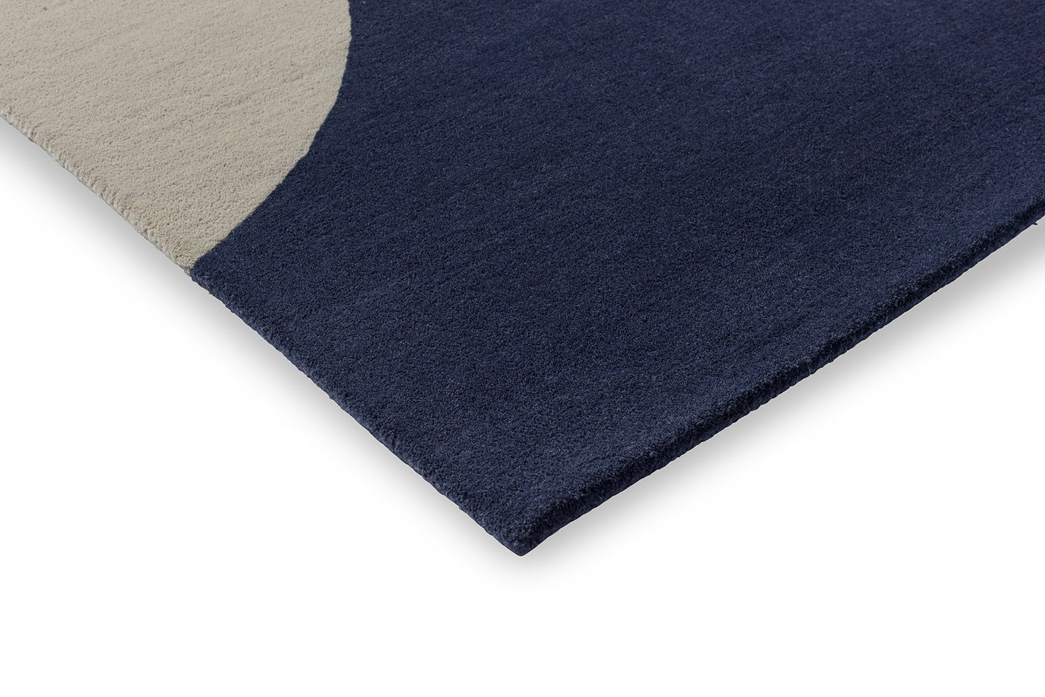 Geo Flower Rug - Denim - 060608