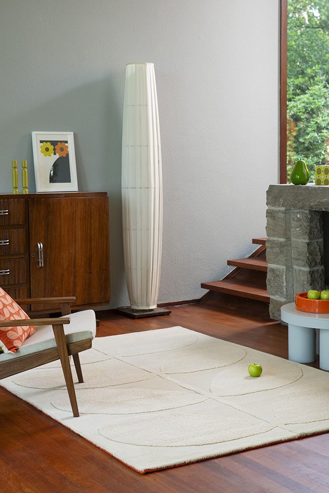 Solid Stem Rug - Ecru - 158309