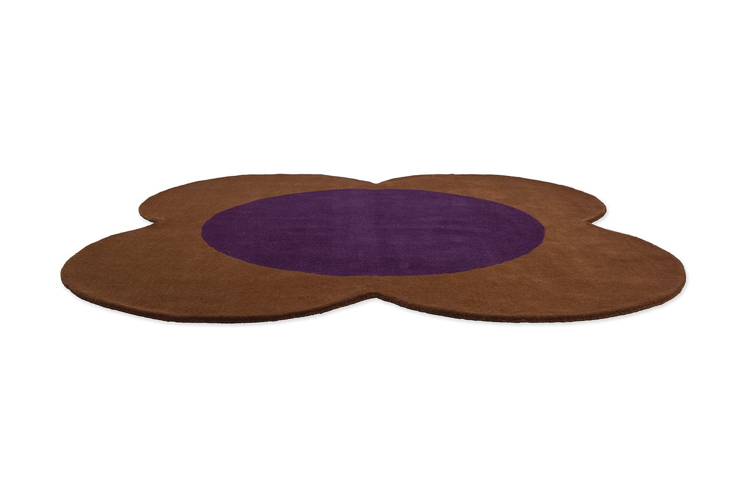 Flower Spot Rug - Chestnut/Violet - 158401