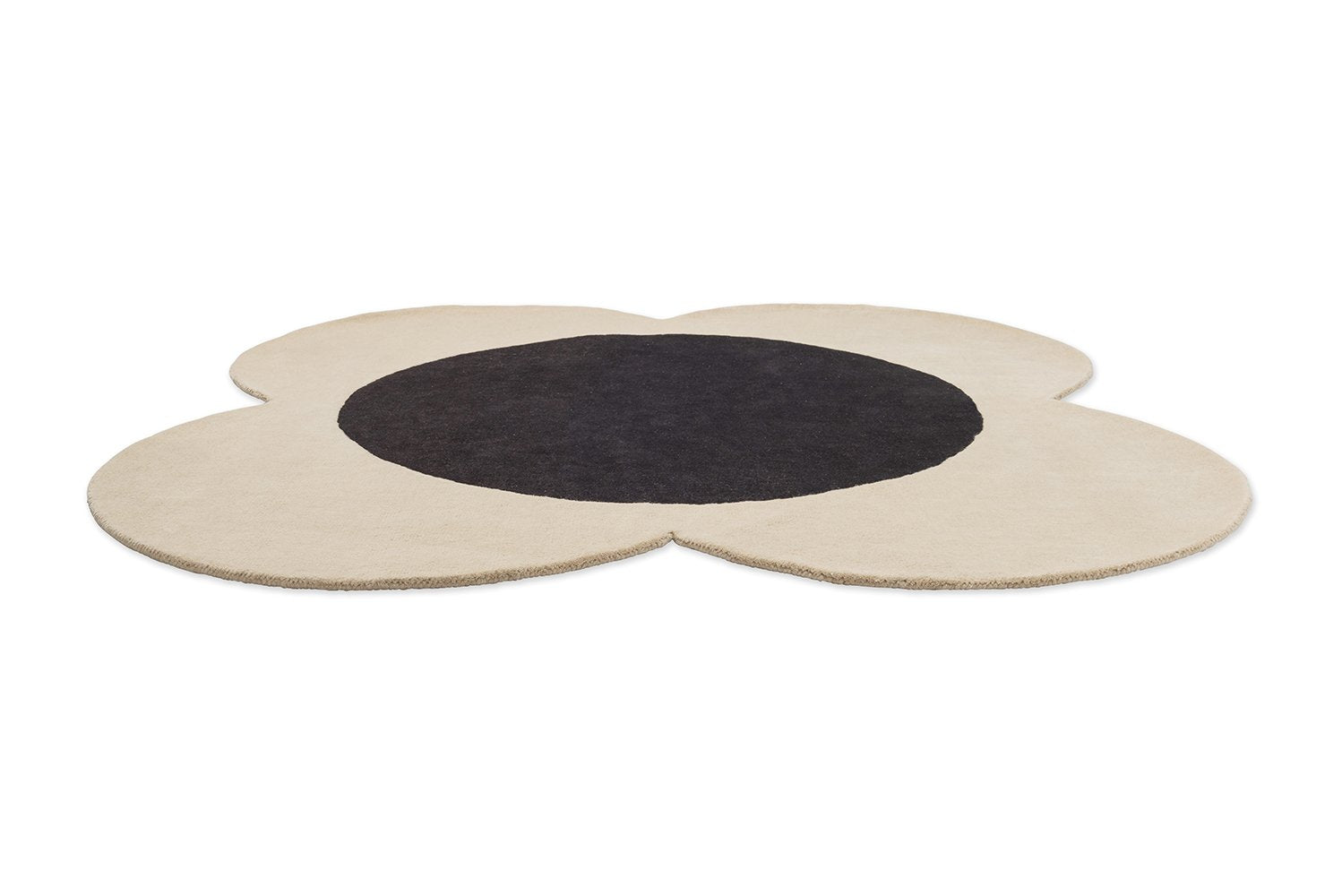 Flower Spot Rug - Ecru/Black - 158409