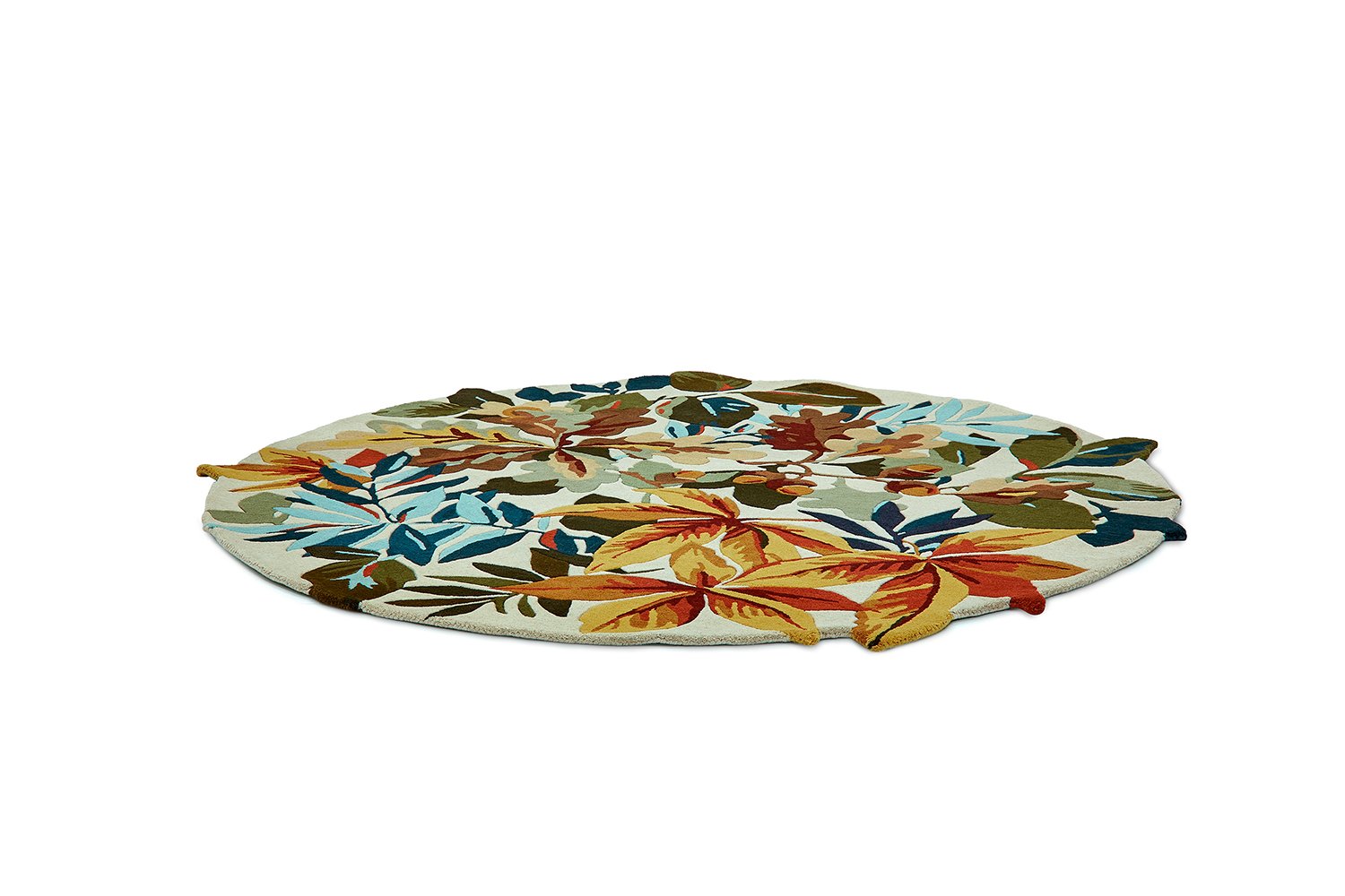 Robin's Wood Round Rug - Russet Brown - 146501
