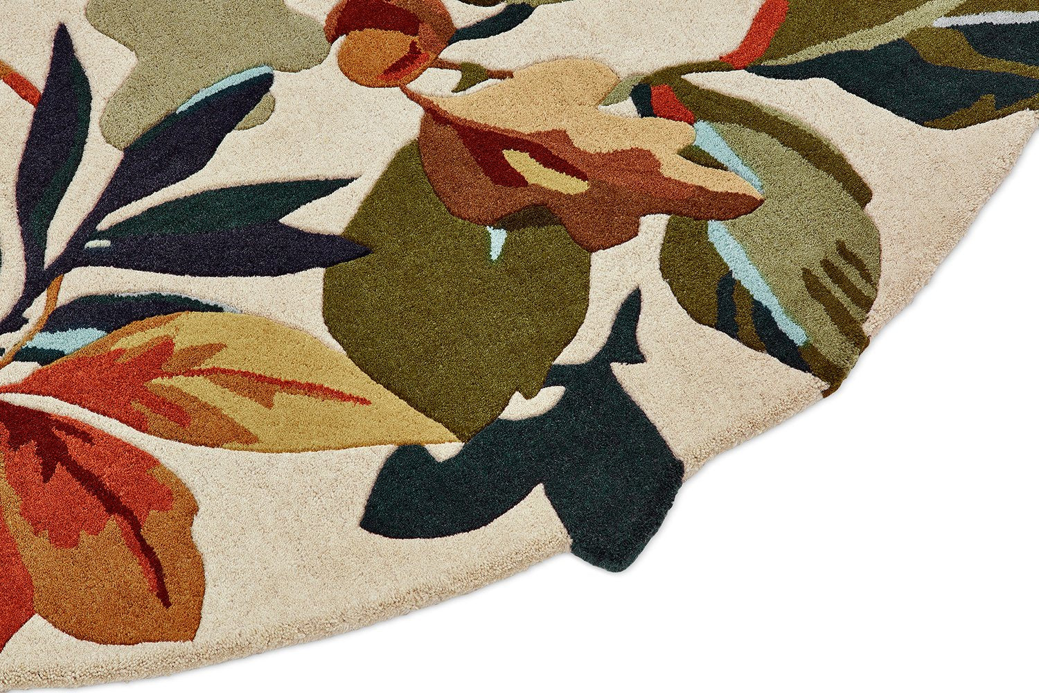 Robin's Wood Round Rug - Russet Brown - 146501