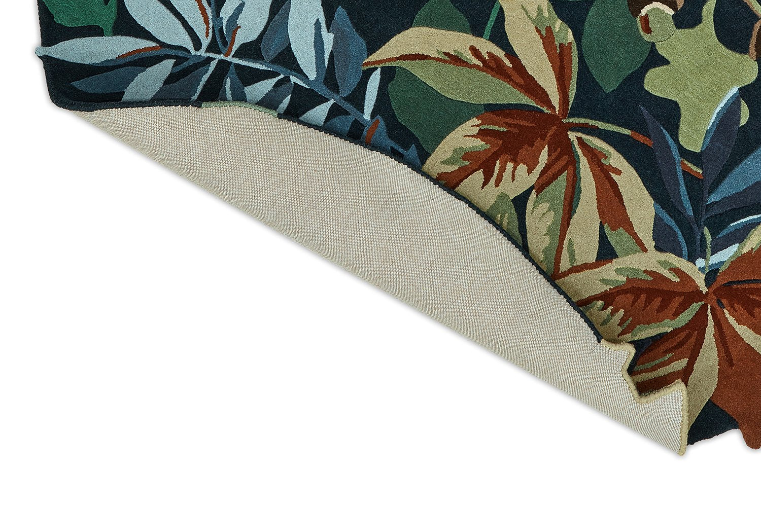 Robin's Wood Round Rug - Forest Green - 146508