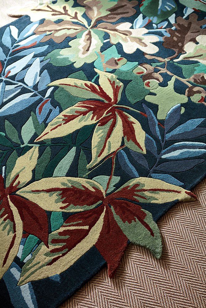 Robin's Wood Rug - Forest Green - 146508