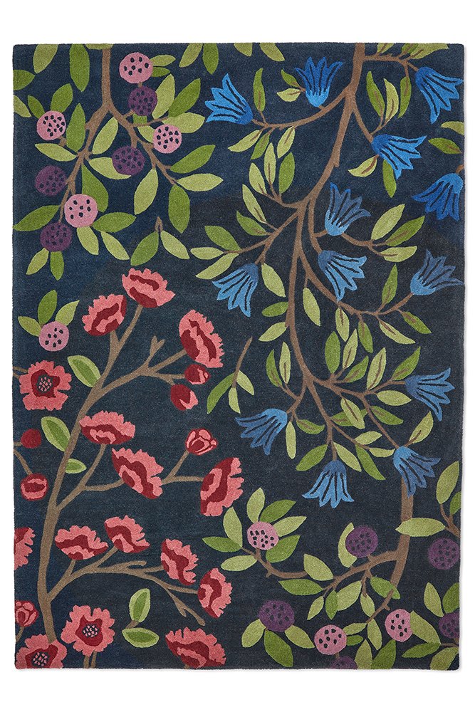 Foraging Rug - Indigo - 146618