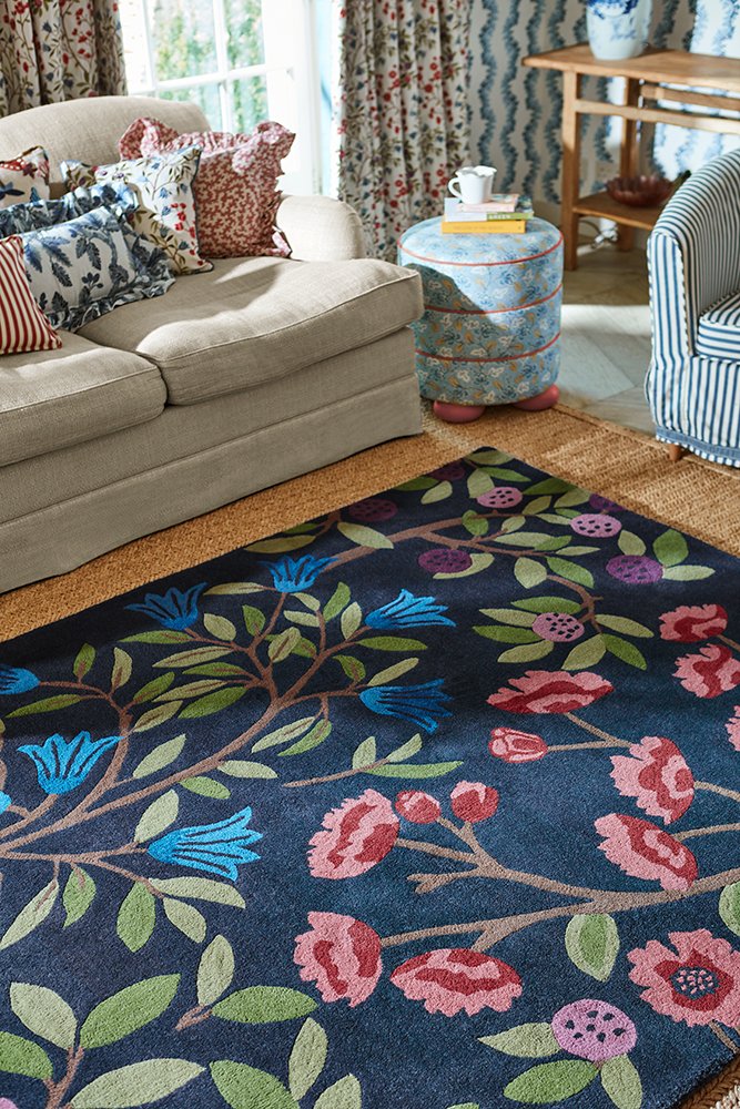 Foraging Rug - Indigo - 146618