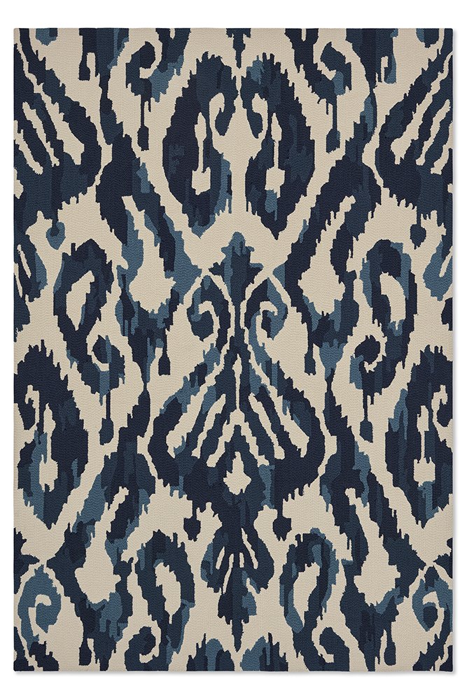 Kasuri Rug - Indigo - Outdoor - 446208